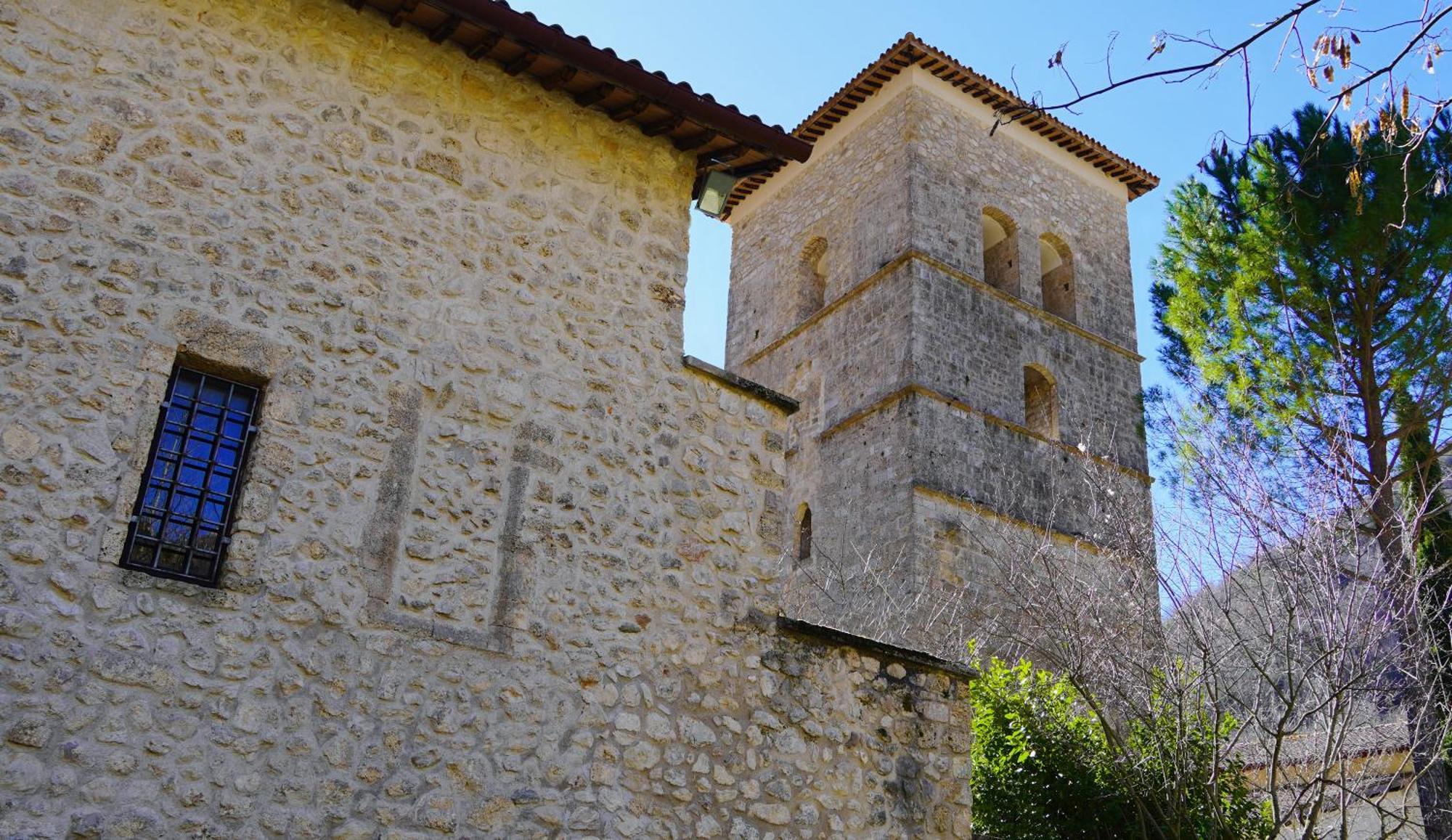 Отель Abbazia Ss. Quirico E Giulitta Micigliano Экстерьер фото